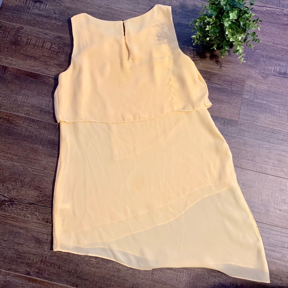 ❤️SOLD WHBM asymmetrical tiered tunic top - Picture 5 of 8